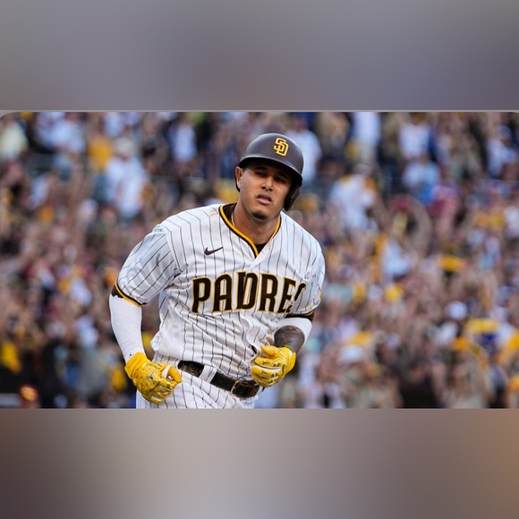 Nike Authentic San Diego Padres Manny Machado #13 Baseball Jersey Men’s Sz: L - Picture 2 of 9